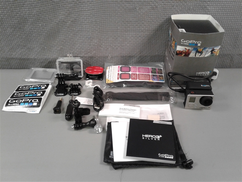 GoPro Hero3+ Silver & Accessories