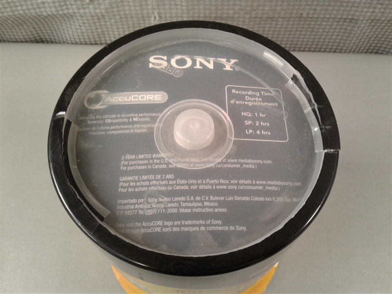 NEW- 100 Pack Sony DVD-R Discs