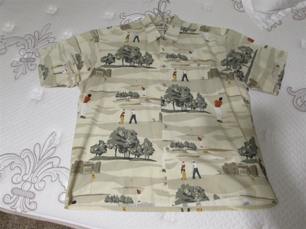 MENS LARGE DRESSY/CASUAL BUTTON UP SHORT SLEEVE SHIRTS