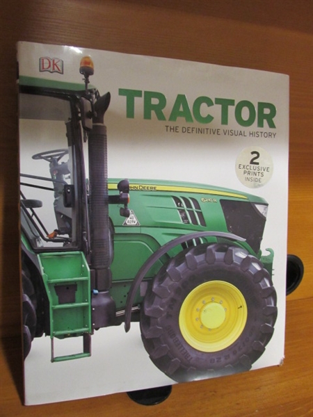 4 COFFEE TABLE WORTHY BOOKS; TRACTOR & AUTOMOBILE HISTORY