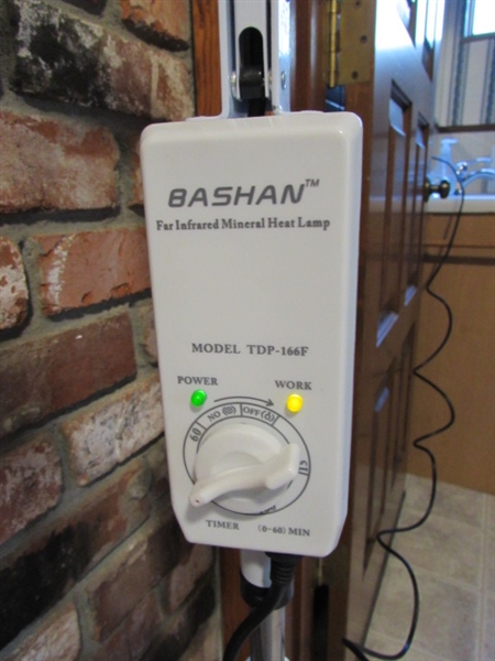 BASHMAN FAR INFRARED MINERAL HEAT THERAPEUTIC LAMP