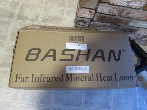 BASHMAN FAR INFRARED MINERAL HEAT THERAPEUTIC LAMP