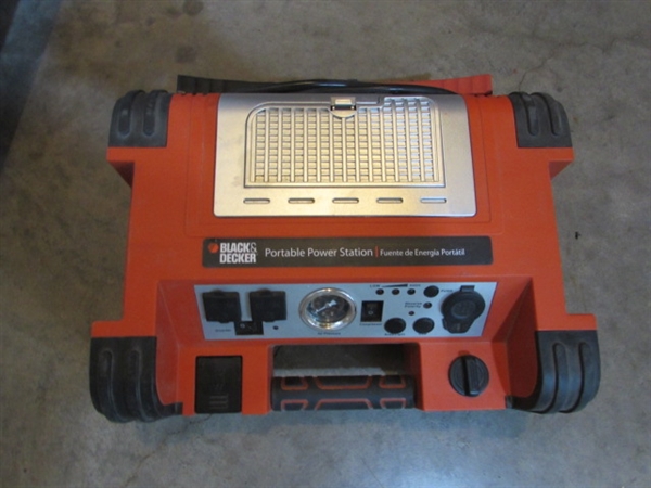 BLACK & DECKER PORTABLE POWER STATION