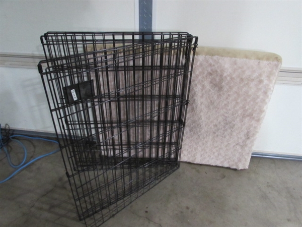 8-PANEL EXERCISE PEN & DOG BED