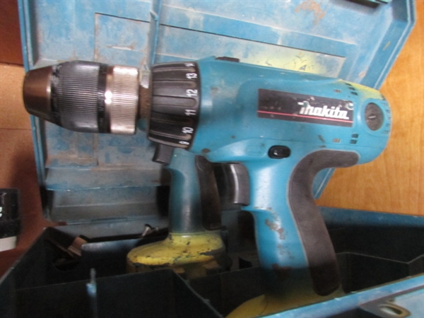 MAKITA CORDLESS DRILLS W/BATTERIES & CHARGER