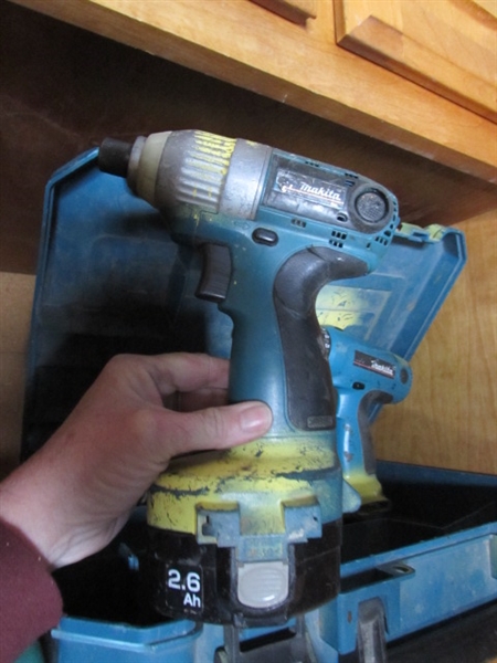 MAKITA CORDLESS DRILLS W/BATTERIES & CHARGER