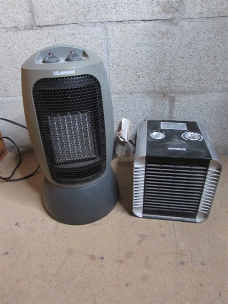 2 SMALL HEATERS