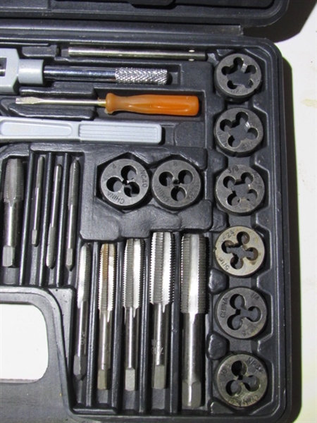 PITTSBURGH METRIC AND SAE 40 PIECE TAP AND DIE SETS