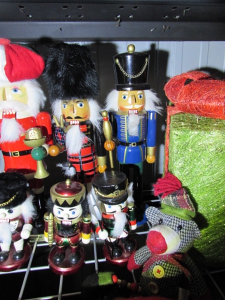 CHRISTMAS NUTCRACKERS, TREE SKIRT, & MORE