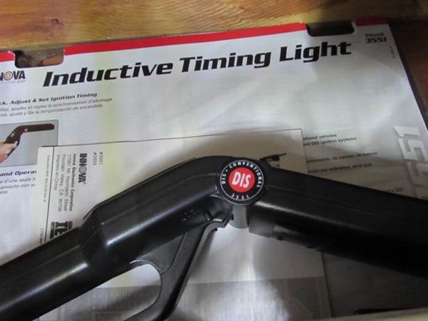 INDUCTIVE TIMING LIGHT, POWER TIMING LIGHT & FUSES