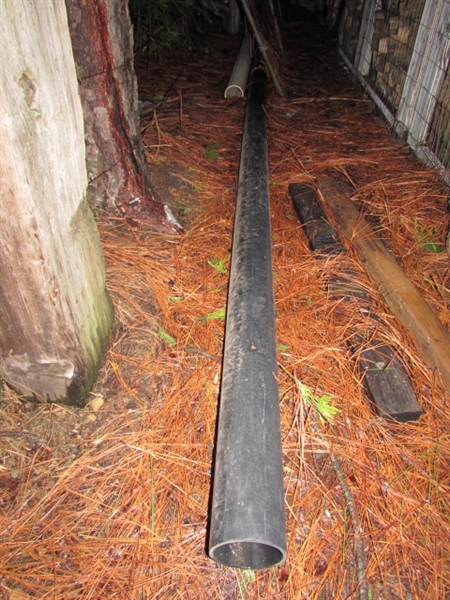 WATER MAIN AND SEWAGE PIPE