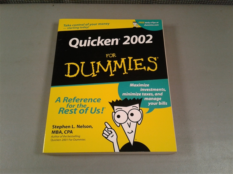 Estate, Mutual Funds, Personal Finance, and Quicken 2002 FOR DUMMIES Books