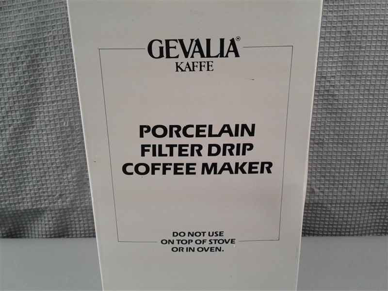 Gevalia Kaffe Porcelain Filter Drip Coffee Maker