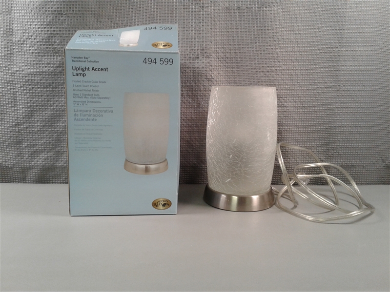Pair of Hampton Bay Uplight Accent Lamps with 3-Level Touch Control