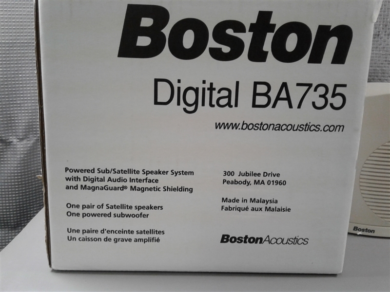 Boston Acoustics Digital BA735 Powered Sub/Satellite Speaker System