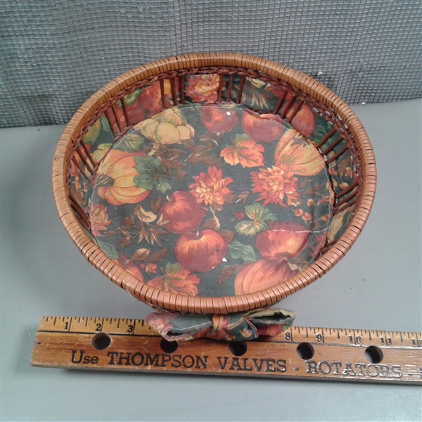 Laurie Gates Los Angeles Pottery Bowl, Fruit and Harvest Lazy Susan & 2 Tier Tray, etc