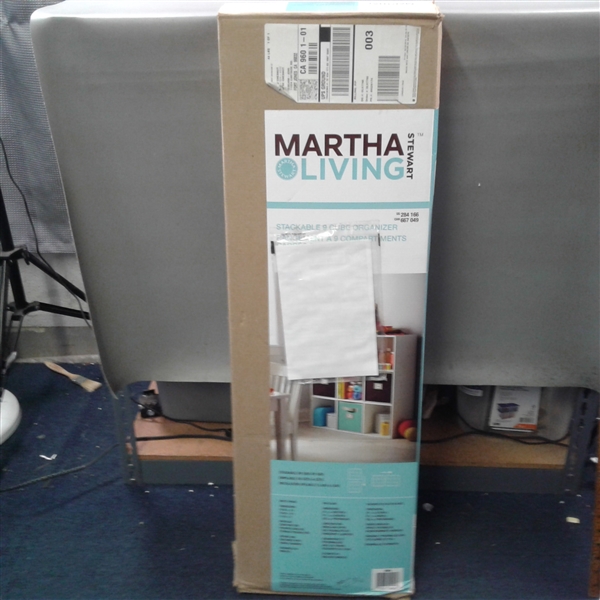 New- Martha Stewart Living Stackable 9 Cube Organizer
