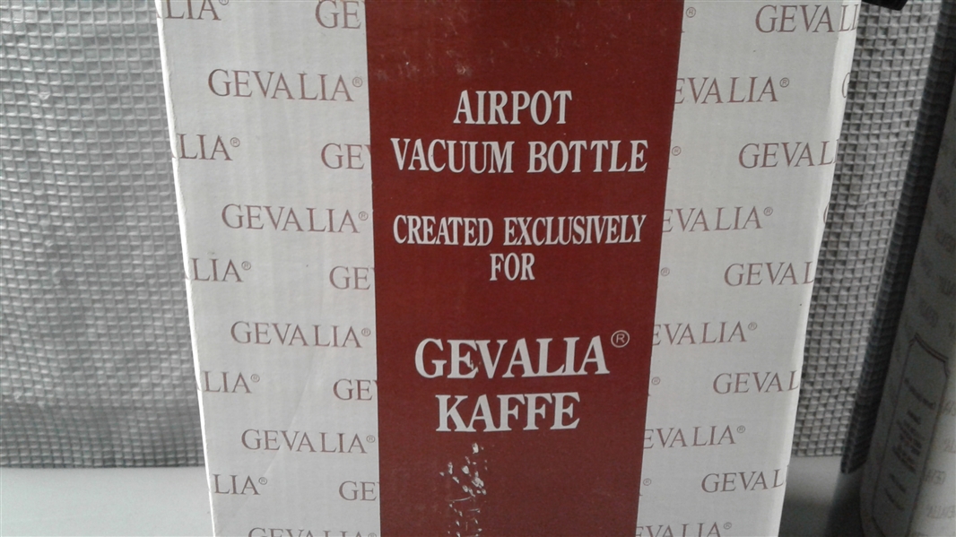 Gevalia Kaffe Airpot Vacuum Bottle