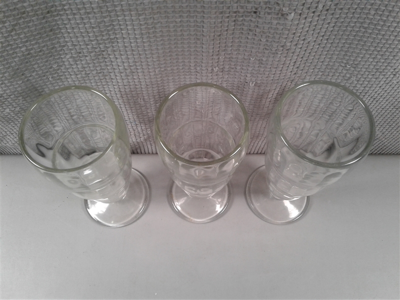 Set of 3 Milkshake Glasses