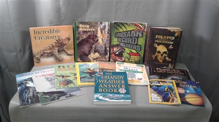 14 Books: Pirates, National Geographic, Bugs, Dinosaurs, ETC