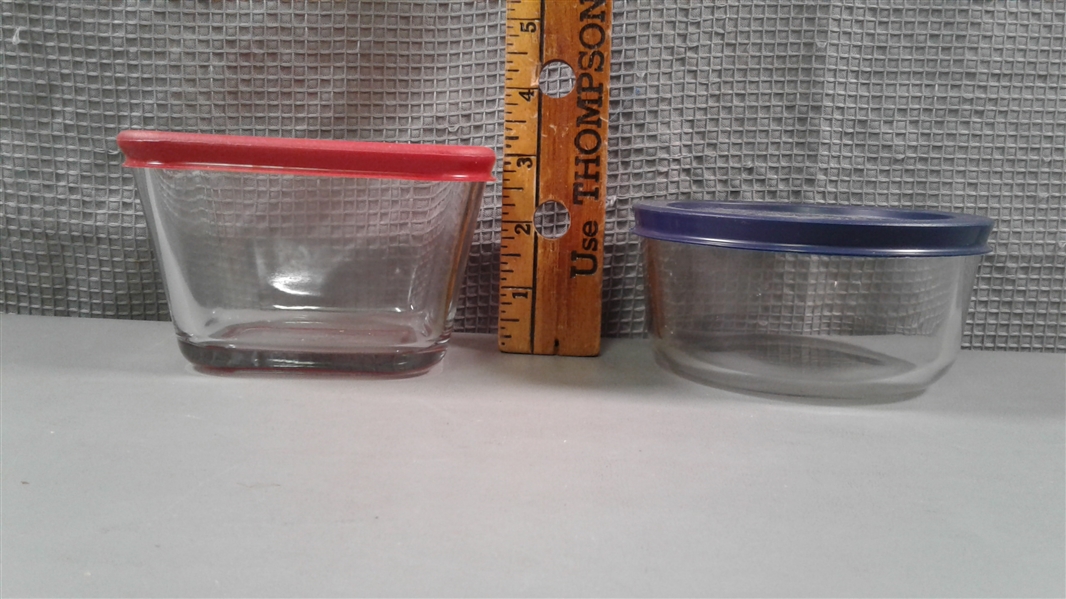 Pyrex, Anchor, and other Glass Dishes- Some with Lids