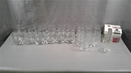 Anchor Hocking Essex Glasses- 1 Set is New
