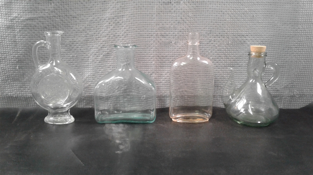 Variety of Glass Bottles 