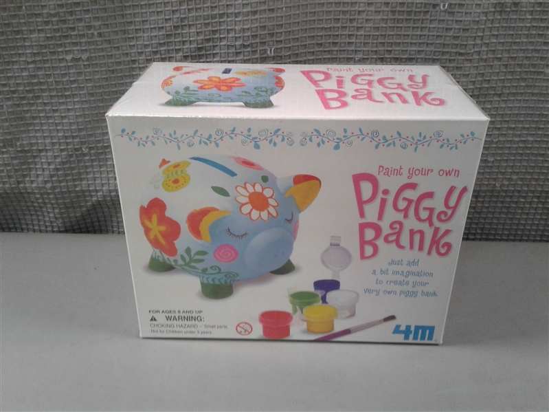 Brand New Paint Your Own Piggy Bank