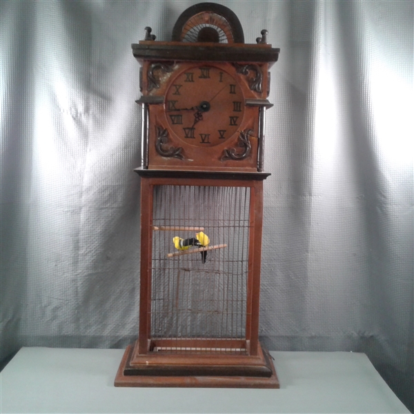 Bird Cage Clock Duo *Non-Working*