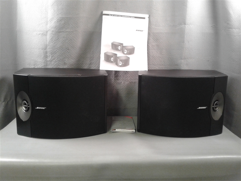 Bose 301 Series V Direct/Reflecting Speakers With Manual