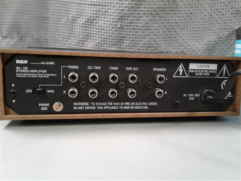 RCA Integrated (MINI) Stereo Amplifier SA-155
