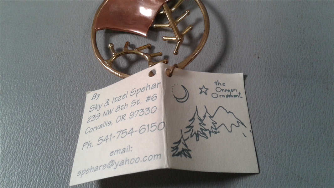 Mount Shasta Jewelry and Handcrafted Oregon Ornament