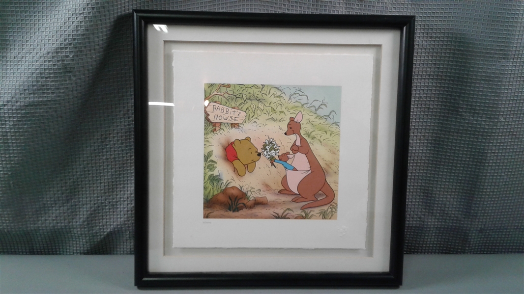 Rare Limited-Edition Disney Winnie the Pooh and the Honey Tree-1966 Serigraph