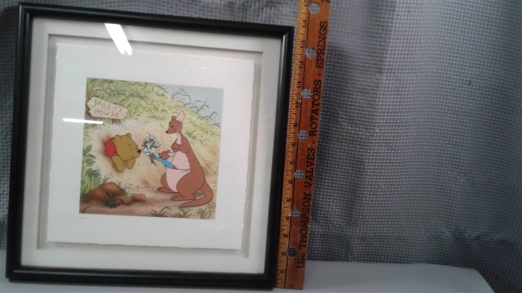 Rare Limited-Edition Disney Winnie the Pooh and the Honey Tree-1966 Serigraph