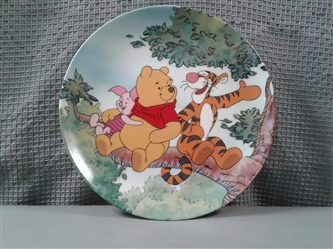 Disney Winnie the Pooh Limited Edition Plate "Tree Top Trio" #18251A