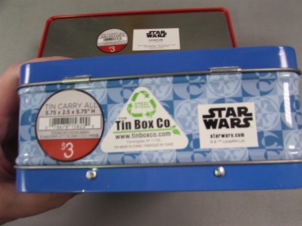 Star Wars Tins & BB-8 Piggy Bank