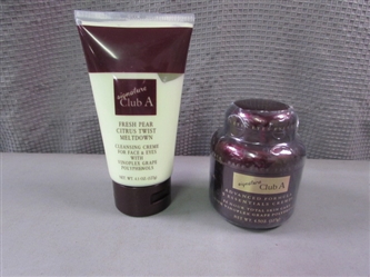 Signature Club A Cleansing Creme & 24 Hr Total Skin Care with Vinoplex Grape Polyphenols