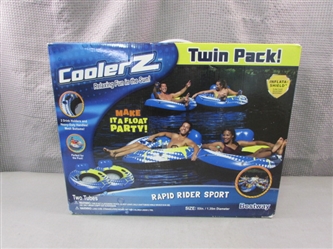 New- Twin Pack Cooler Z Rapid Rider Sport Tubes