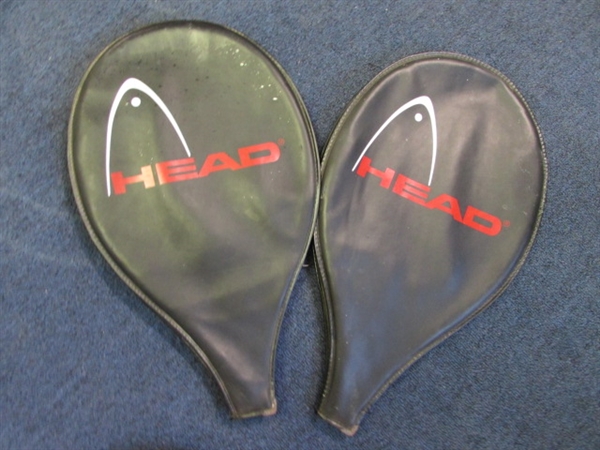 4 Tennis Rackets- Wilson & Prince