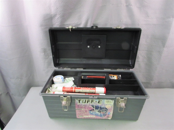 Tuff Box With Emergency Items.