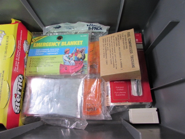 Tuff Box With Emergency Items.