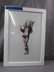 Framed Art Canvas Harley Quinn Print