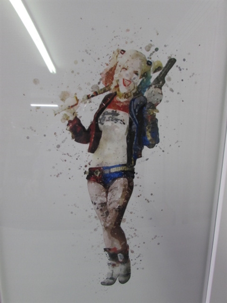 Framed Art Canvas Harley Quinn Print