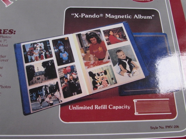 New- 3 Pk Deluxe Unlimited Capacity Albums & 3 Refill Packs