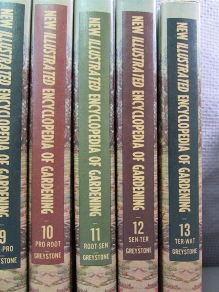 14 Editions of the New Illustrated Encyclopedia of Gardening