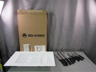 Rev-A-Shelf Cutlery Tray and Knife Set