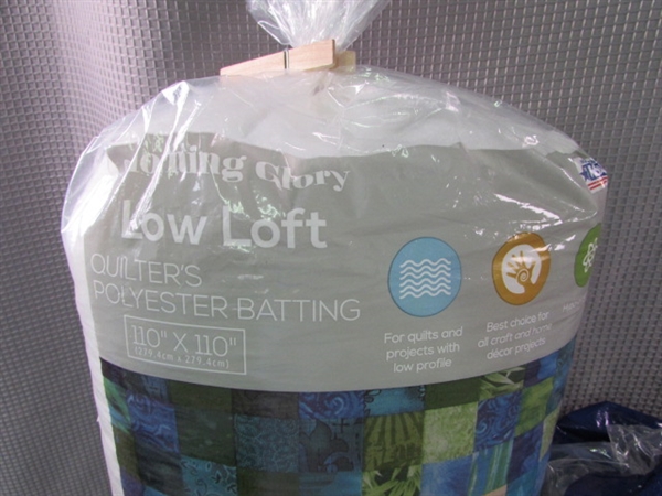 Polyester Fiberfill & Low Loft Polyester Batting