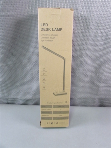 LED Desk Lamp With Wireless Charger