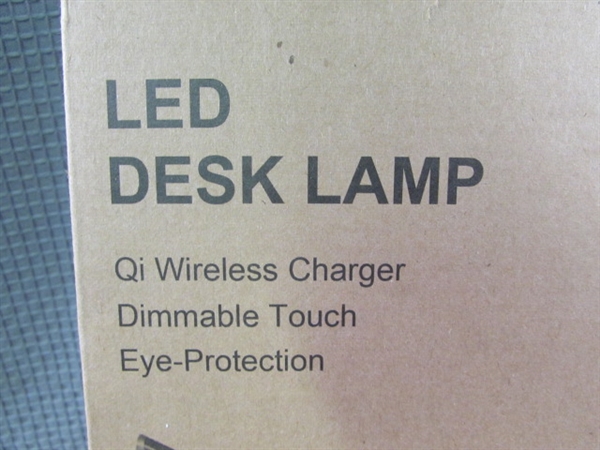 LED Desk Lamp With Wireless Charger