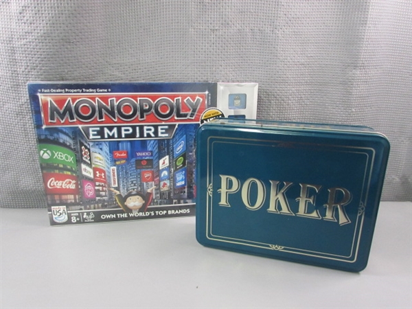 New Games - Monopoly Empire & Poker